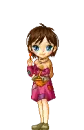glitter dolly