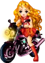 glitter dolly