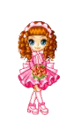 glitter dolly