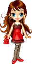glitter dolly
