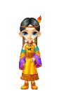 glitter dolly