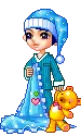 glitter dolly