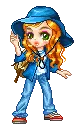 glitter dolly