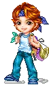 glitter dolly