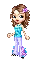 glitter dolly
