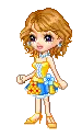 glitter dolly