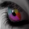 rainbow eye