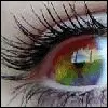 rainbow eye