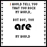 your my world