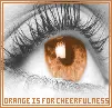 orange eye