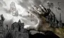 1 hand reaches out/////