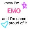 I know I'm emo