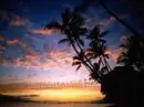 Beautiful sunset beach