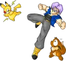 Pikachu vs Trunks