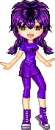 Purple Winking + Smileing Emo!