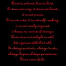 Love is Patient