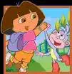 dora and boots saying hi