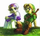 zelda with link