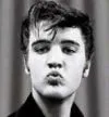 elvis blowing a kiss