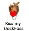 jackass with lips