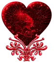 rose heart globe