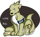 Shikamaru as a dog