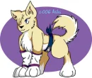 Ino as a dog