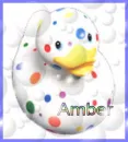 Amber Polka Dot Duckie
