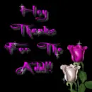 thanks for add