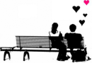 boy and girl on bench