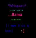 Random llama whisper