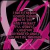 I hate..