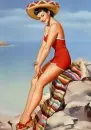mexican girl with sombrero