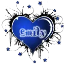 emily blue heart