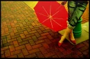 girl with umbrella
