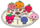 Kawaii Fruit Tea Party