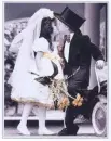 young bride and groom