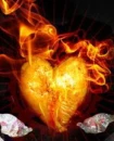 flaming heart