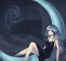 girl on the moon