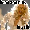 christina aguilera- its not screaming