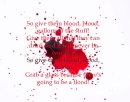 blood by my chemical romance
