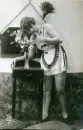 vintage, maid, women, lady