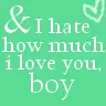 HateYouBoy<3