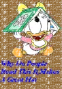 Why do people read this it makes a great hat