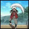 Jaraiya swinging his hair