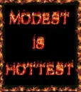 modest is hottest