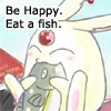 Mokona Eating A Fish