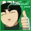 Rock Lee Pretend Smile