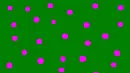 Green bg with pink dots