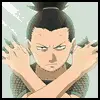 Shikamaru getting ready for battle